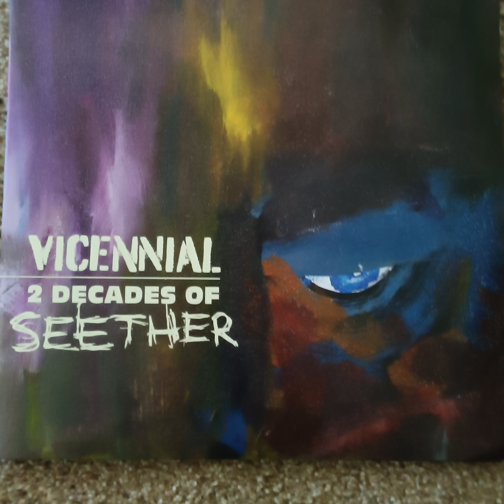 Seether  Vicennial Vinyl Record Blue and Purple Media